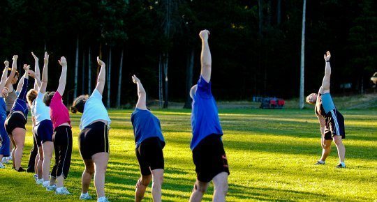 Different fitness retreats offer a variety of exercises. 