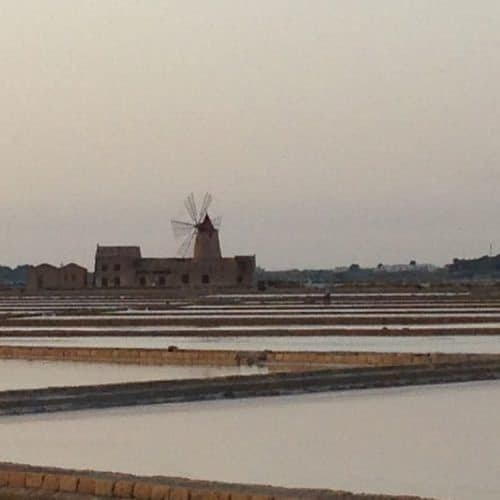 Saline Ettore e Infersa, a salt making area.