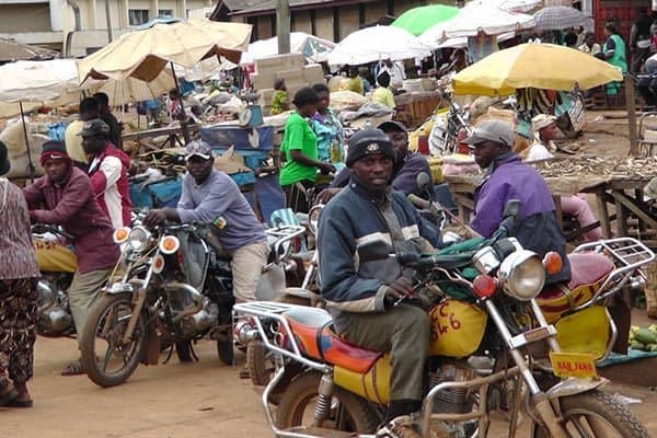 A Bikers Market in Africa, Spencer Conway