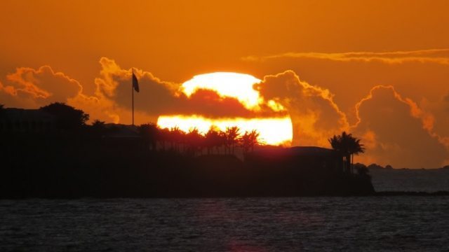 Sunset on Cruz Bay.
