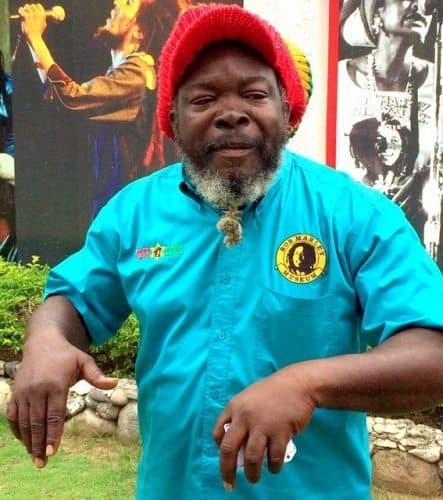 Ricky Chaplin, a musician and a tour guide at the Bob Marley museum.