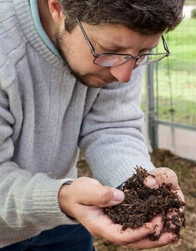 Marco Carbonara and his rich organic soil