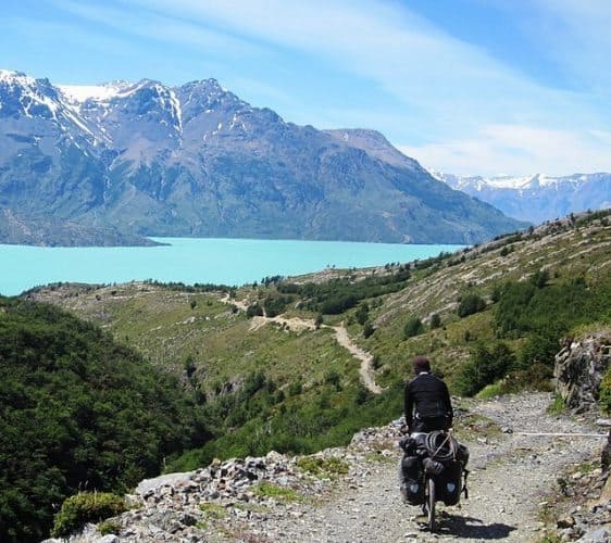 Spectacular scenery in Patagonia by bike. Stephen Fabes photos.