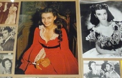 Vivien Leigh takes a smoke break in a scrapbook display at the TIFF Bell Light Box.