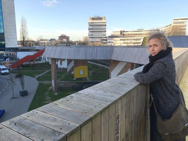 Luchtsingel is a 390 meter walkway