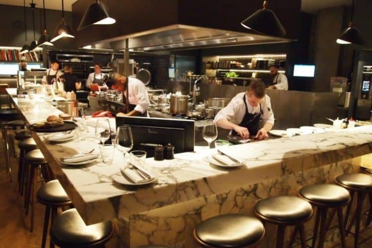 A hot hotel kitchen at the Grand Cafe Polansky on Dam Square, where chef Jacob Jan Boerma holds three Michelin stars.