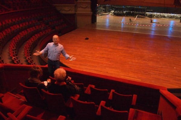 Touring the Royal Theater Carre, the city's most famous theater that was built as a circus theater 126 years ago.