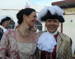 Our hosts Nancy Dacres of Quebec City Tourism and Stephan Parent, of the New France Festival.