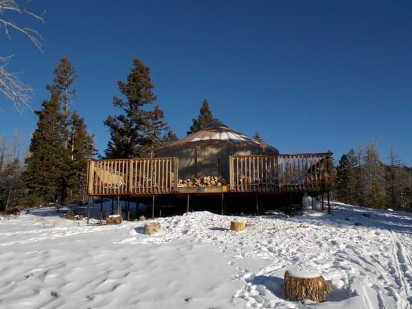 Limber Yurt in Utah's Ashley National Forest. Maisey Schwartz photos.