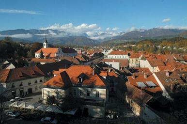 Ljubljana's rooftops. This story is about what's new for travelers in Slovenia and details its many natural parks and attractions.