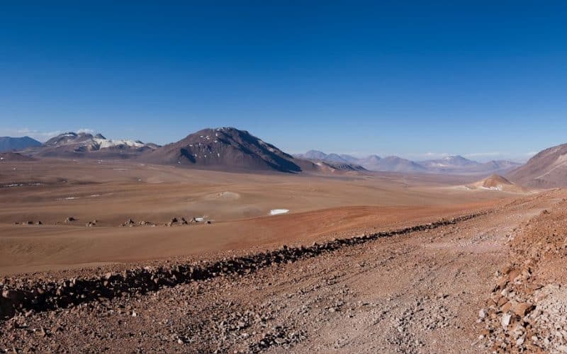 Chajnantor Plateau in the Chilean Andes.