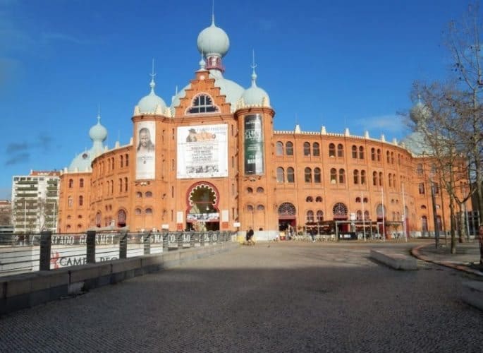 Lisbon's Campo Pequeno venue for bullfights and concerts.