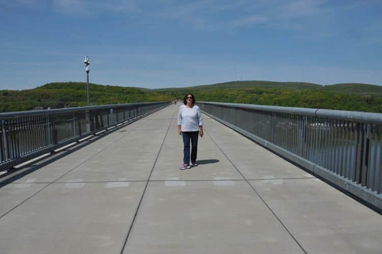 Walkway over Hudson, a converted bridge now just for walkers and bikers.