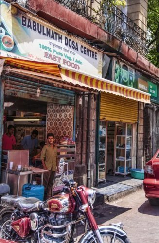 A Mumbai food stall specializing in dosas.