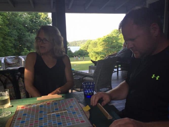 Playing board games in rural Pennsylvania with no phones in site: recipe for a fun family vacation.