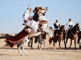Douz festival of the Sahara in Tunisia.