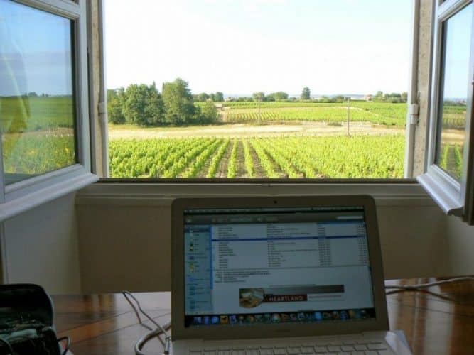 This can be YOUR office when you become a digital nomad. Northern France.