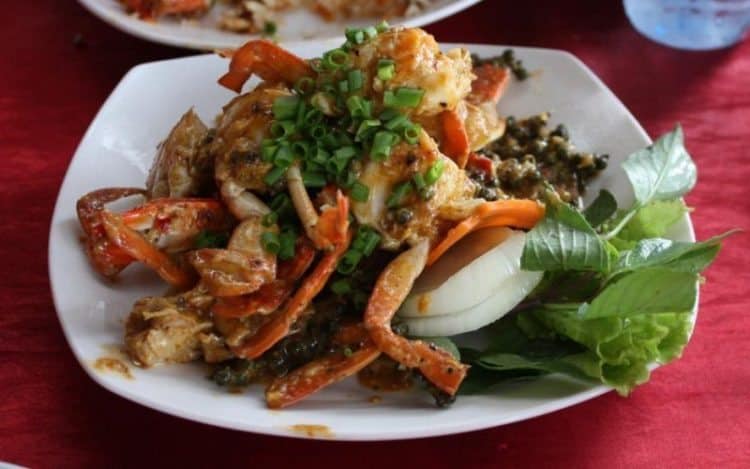 Crab with Fresh Kampot Peppercorns. Photos by Darrin DuFord.