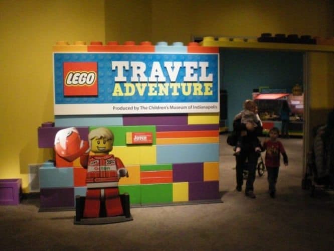 Lego Travel Adventure exhibit at the museum.