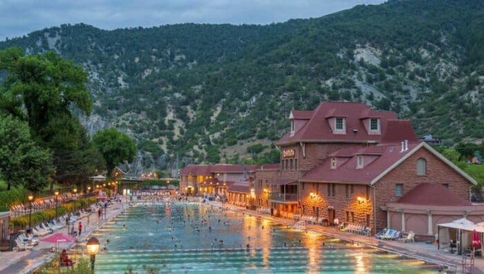 Glenwood Hot Springs, Colorado. Photo credit Colorado.com