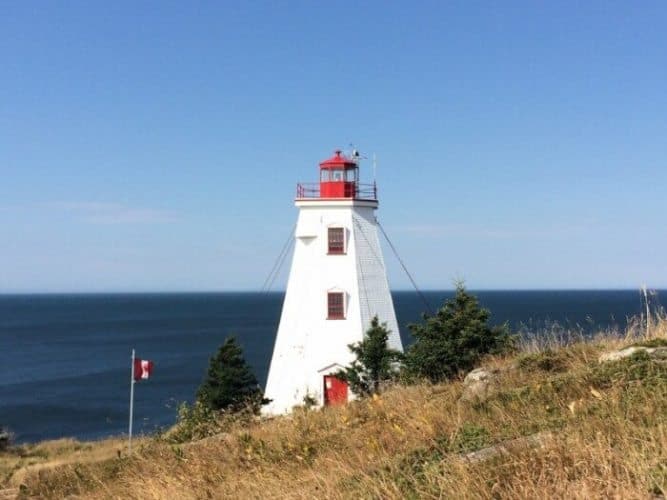 The Swallowtail Lighthouse, dating back to 1860, is kept up by proud locals. 