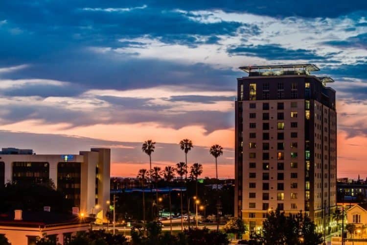 San Jose at night. Flickr photos