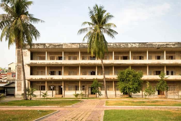 Chao Ponhea Yat High School was turned into "S-21" a notorious prison and torture center during the Khmer Rouge era in the 1970s in Cambodia. Today it is a museum.