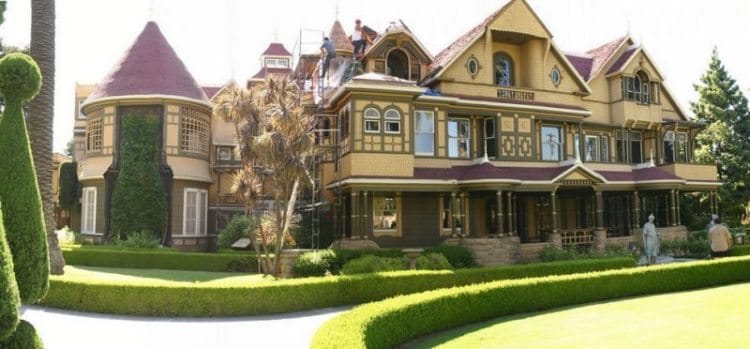 The Winchester House located in San Jose, California