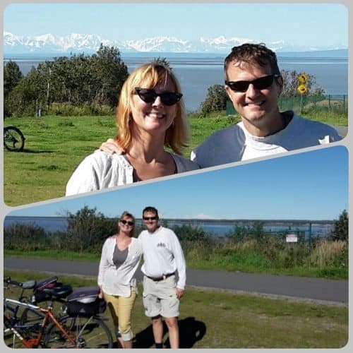 Riding the Coastal Trail in Anchorage
