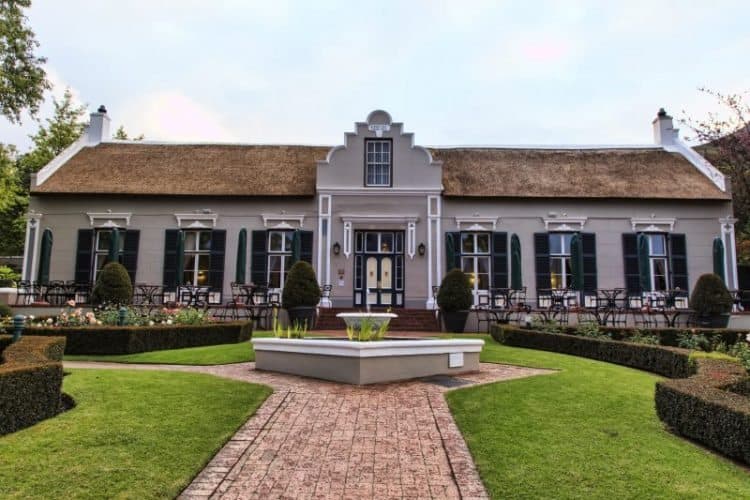 The grande dame of Paarl - the historic Grande Roche hotel.