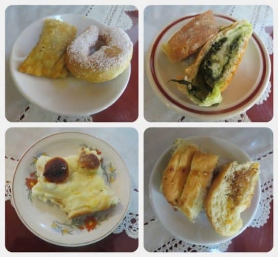 Breakfast pies at Keramos Studios in Crete. Anne Marie Dimech photos.