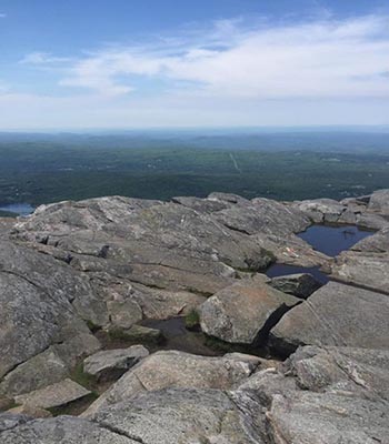 Mount Monadnock looks over thousands of acres of protected highlands