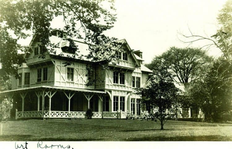 As Time Goes By. c. 1915. Photo post card of The J.N.A. Griswold House. Located on Bellevue Avenue across from Touro Park. This home was the first major commission for architect Richard Morris Hunt. Built between 1861-1864, during The Civil War. Griswold was a wealthy business man who was introduced to Hunt while traveling in Europe. Today the home is the main building of The Newport Art Museum and is open to the public. mansions