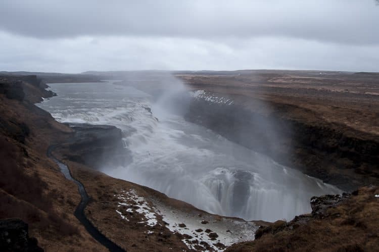 Gullfoss Falls in Iceland. poems