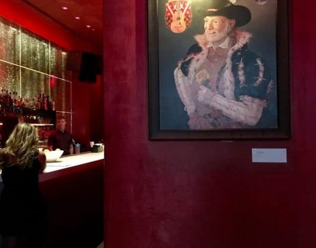 Willie Nelson secret bar the W Hotel in Austin, Texas.