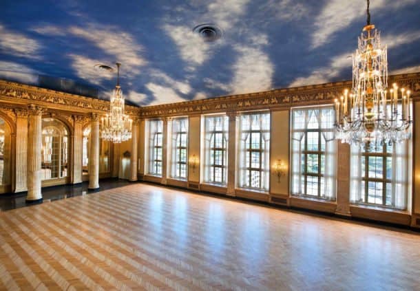 The Grand Ballroom on the tenth floor, of the Syracuse Grand.