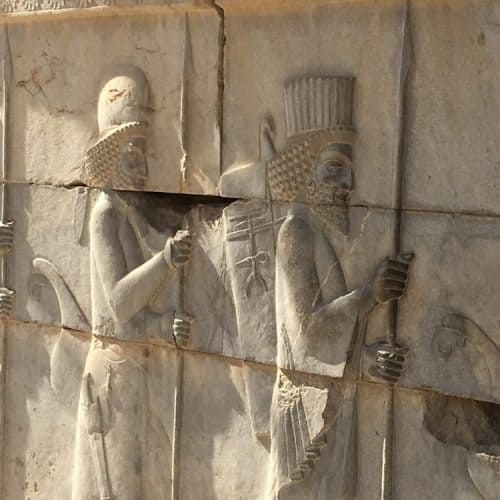 At Persepolis, the ruins tell the story of the many world leaders who came there to see Darius the Great, the third king of the Persian Achaemenid Empire. 