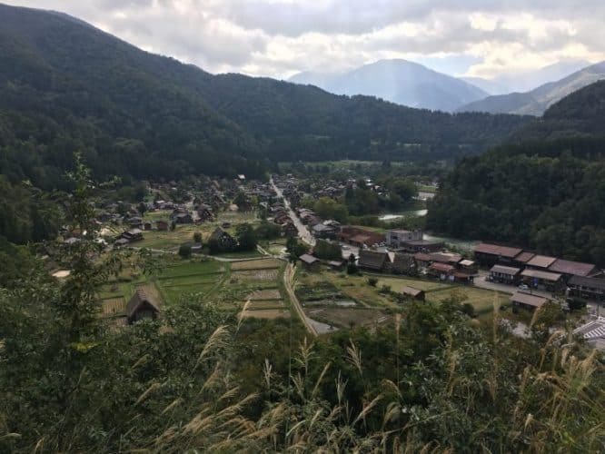 The mountain town of Shiragawa, preserved old houses dating back to the 1800s, is just one of the many sites to behold as you explore the Alps of Japan.