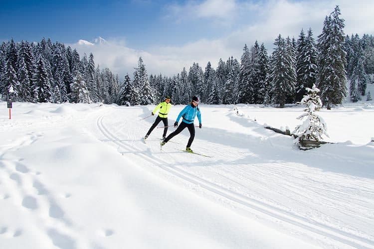 Olympiaregion Seefeld offers 279k of cross-country trails - classic or skating.