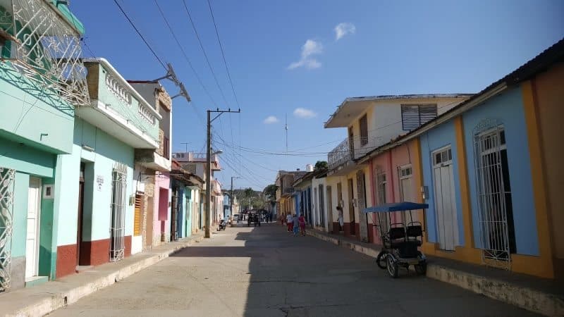 A typical Cuban street.