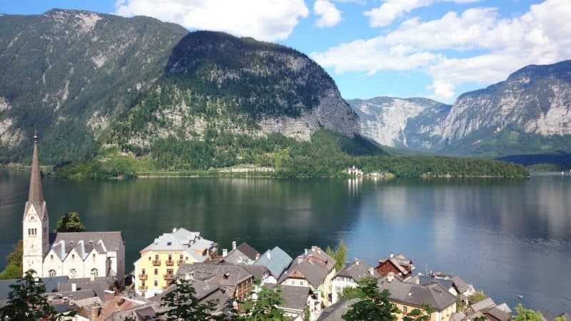 View from the Salt Mine of the village.