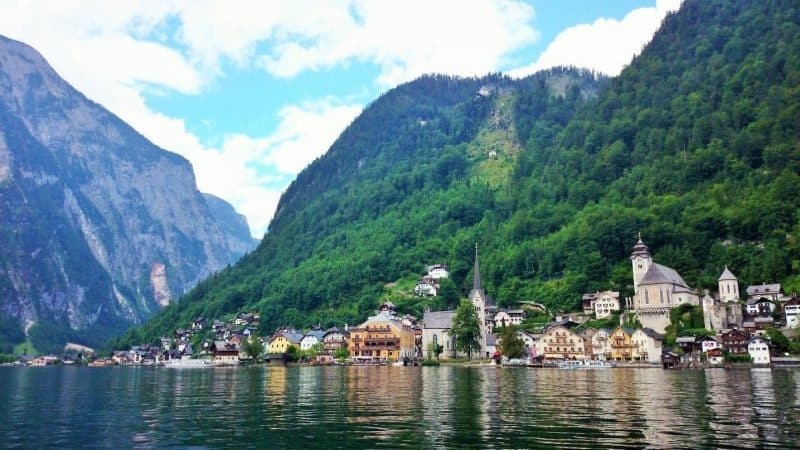 Perched on the side of a pristine lake, Hallstatt, Austria, just might be the world's most beautiful village.
