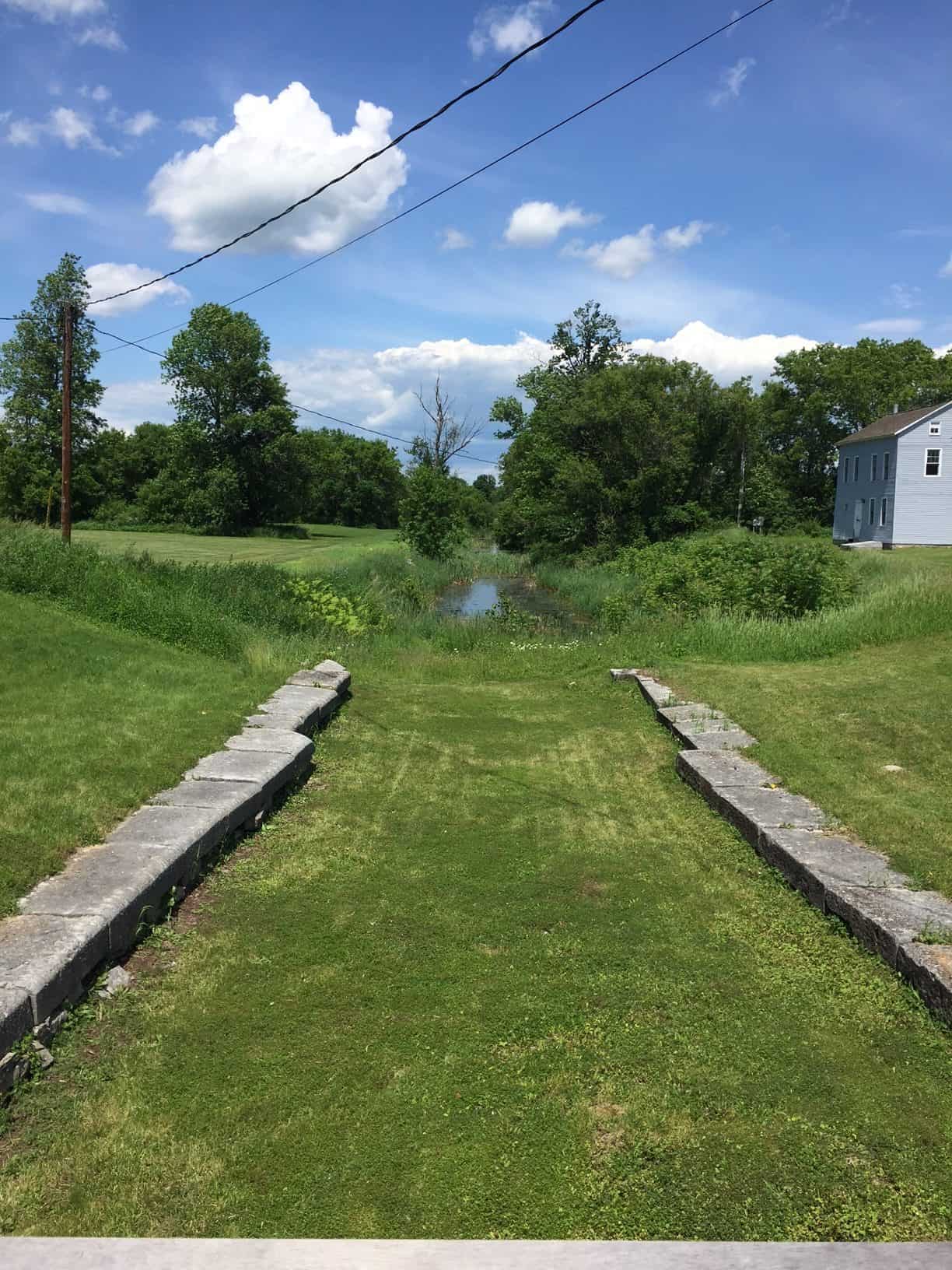 The original starting point of the first Erie Canal in Fort Hunter NY.