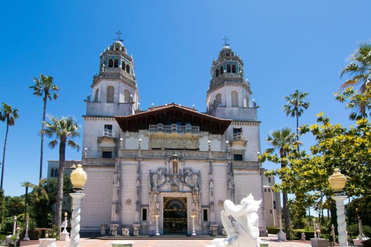 The Casa Grande, or big house, of the dramatic Hearst Castle at San Simeon, on the Pacific Coast Highway in California. Don Blodger photos.
