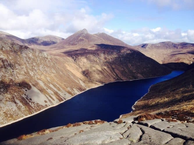 The view from Slieve Binnian (Silent Valley Reservoir), County Down, Northern Ireland.