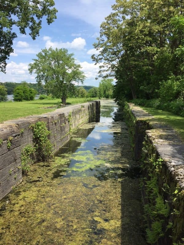 Yankee Hill Lock, one of the original locks in the first Erie Canal. 