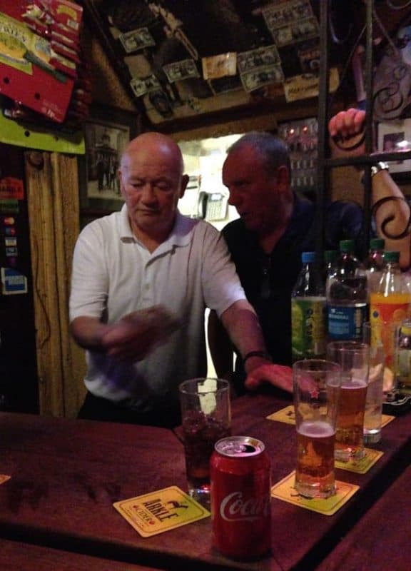 Old hands at barkeeping at O'Donoghue's