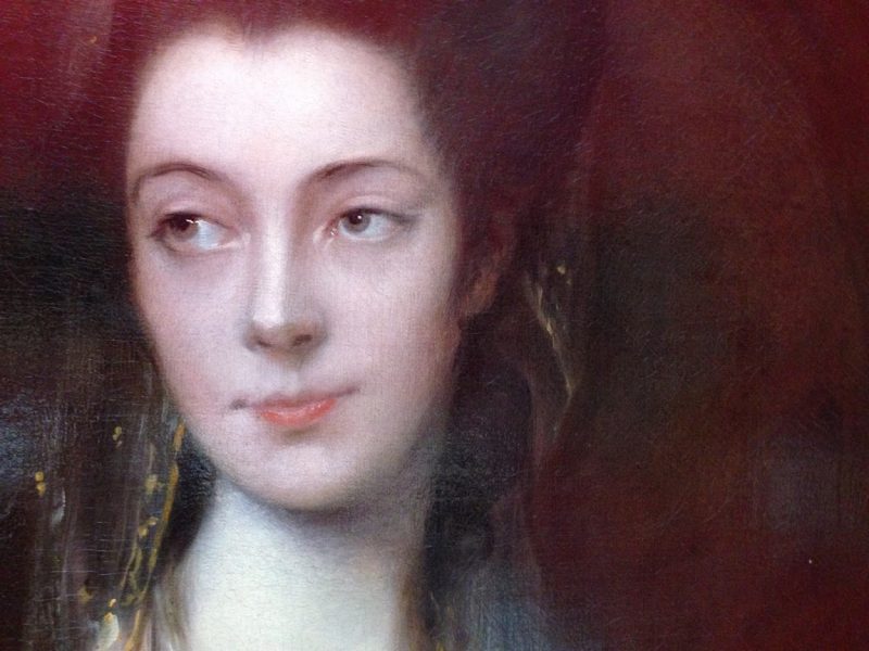 The amorous eyes of Mrs Christopher Horton, painted by Gainsborough.