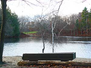 Puffer's Pond in North Amherst is a great place to commune with nature.