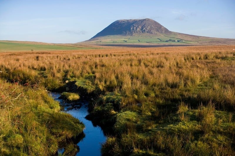 The Glens of Antrim offer isolated rugged landscapes and this protruding behemoth once an active volcano many millions of years ago.